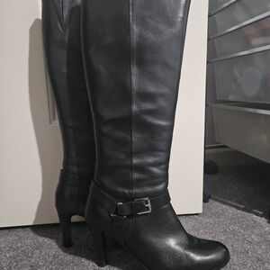 Ralph Lauren Black Over the Knee Boots